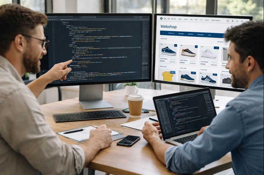 Egyedi fejlesztésű webáruház programozása üzleti igényekre szabva